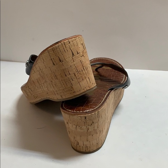 π Sam Edelman Wedge Black Sandals.π€ - Picture 7 of 7